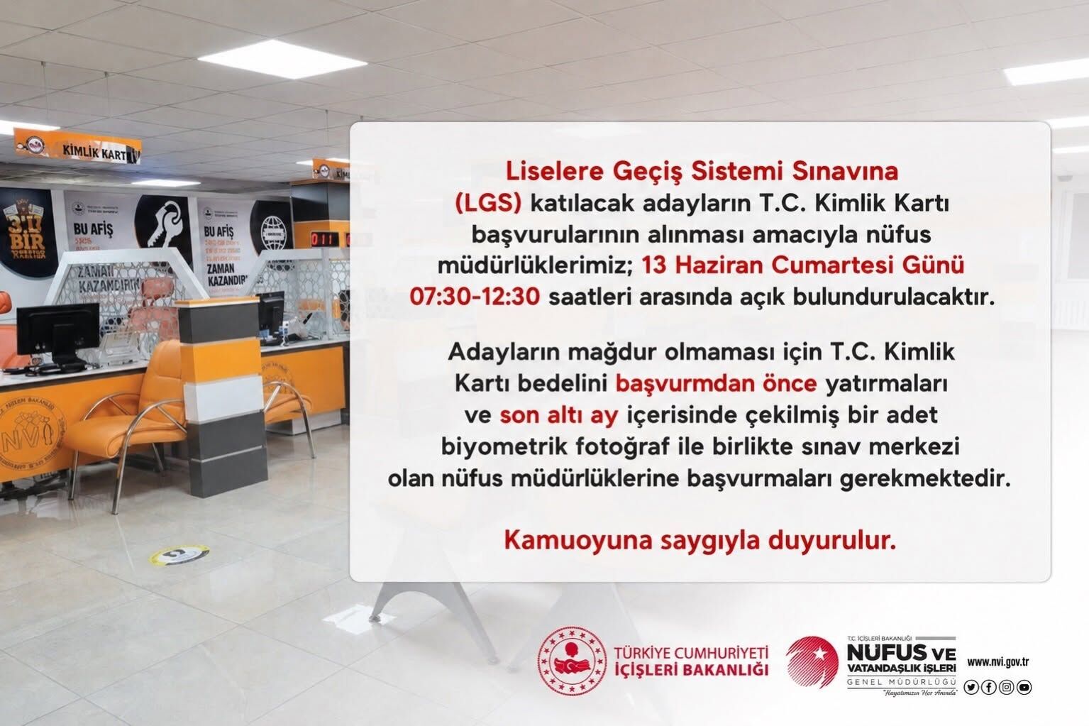 Cumartesi O Müdürlük Açık Olacak 15730