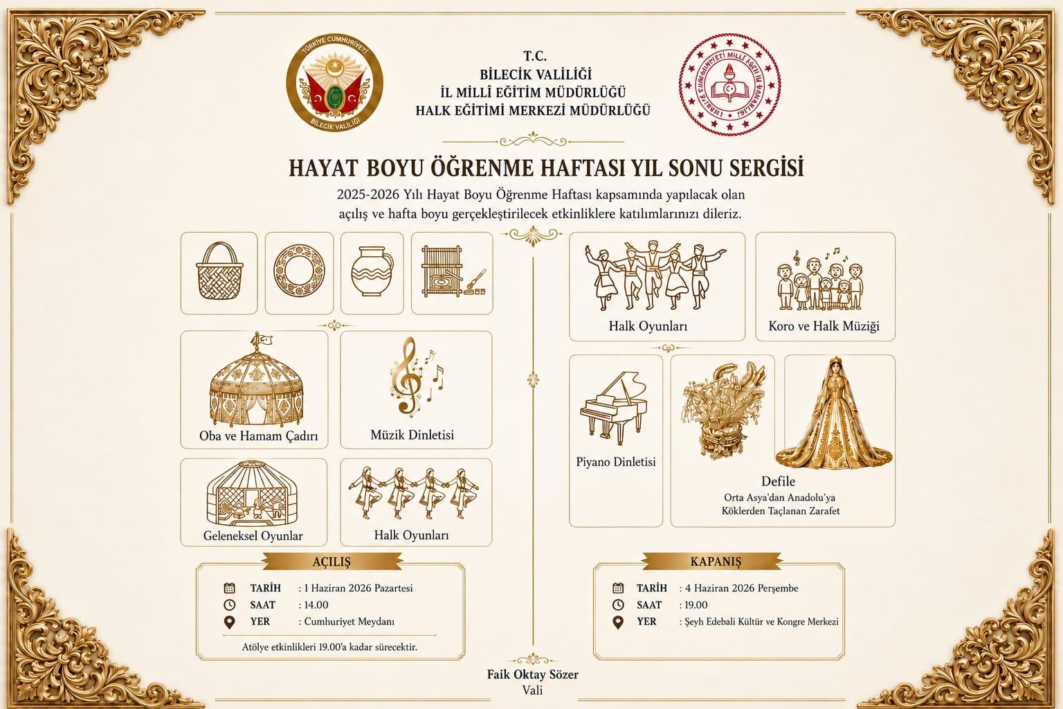 Hayat Boyu Öğrenme Haftası Etkinlikleri Bilecik’te Başlıyor 15080