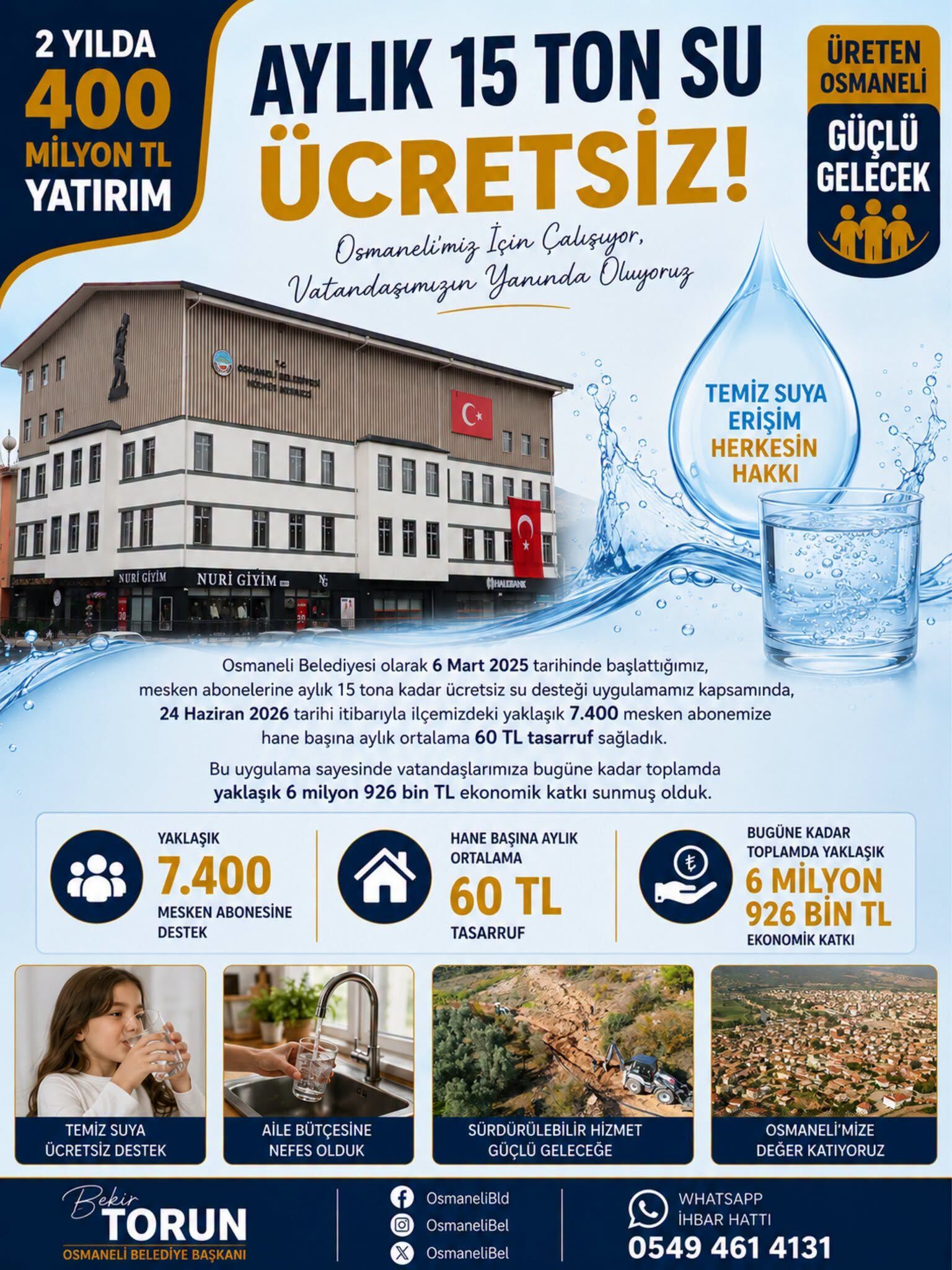 Osmaneli Belediyesi’nden Vatandaşa Büyük Destek 16309