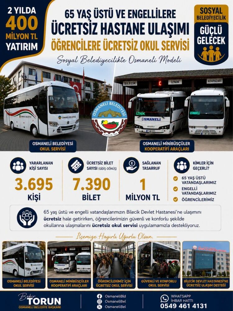 Osmaneli Belediyesi’nden Vatandaşa Ulaşım Kolaylığı 16238