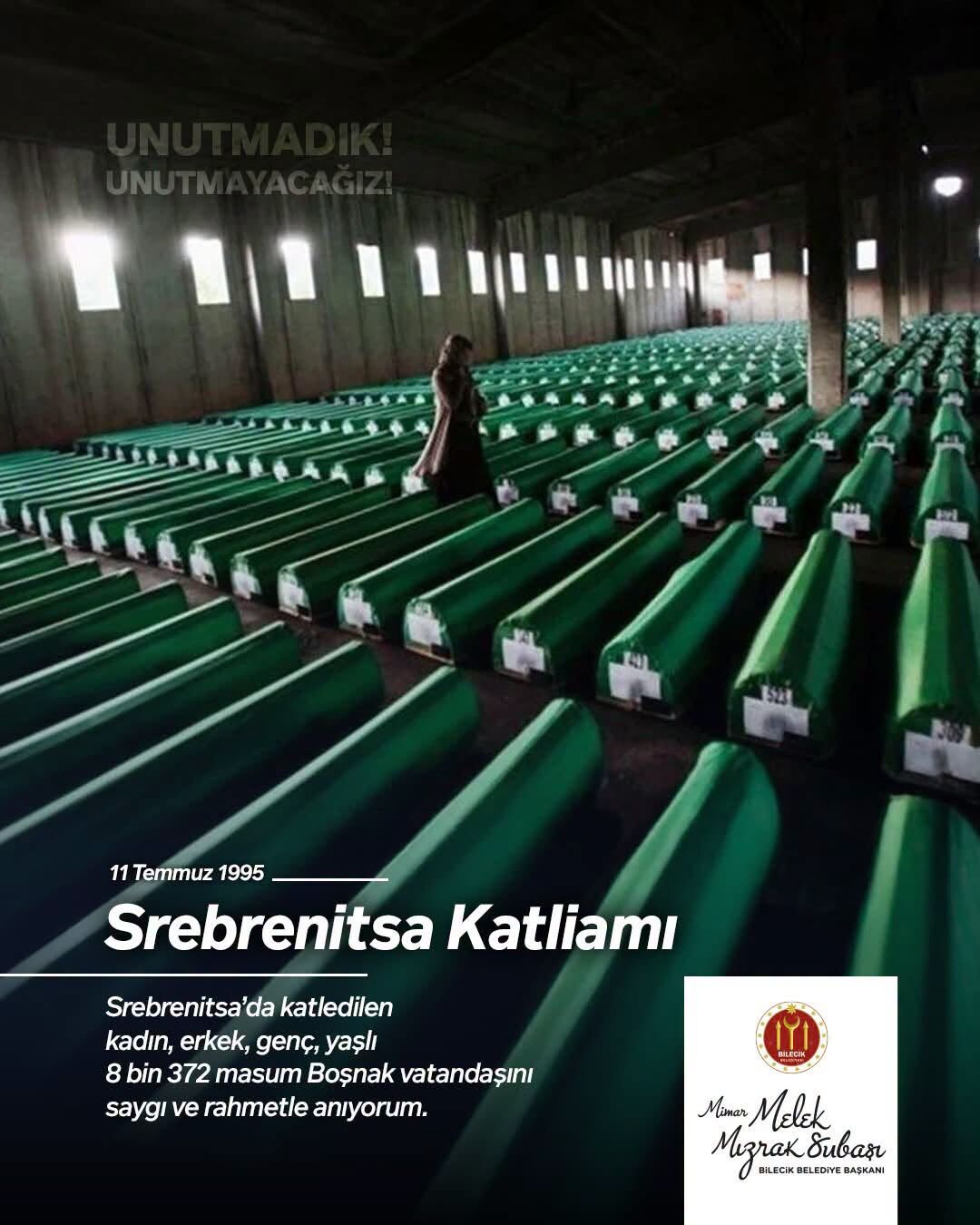 Başkan Subaşı’dan Srebrenitsa Mesajı “8 Bin 372 Masumu Saygı Ve Rahmetle Anıyorum” 17031