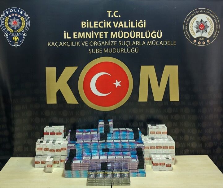 Bilecikte Kaçak Sigara Operasyonu 17511