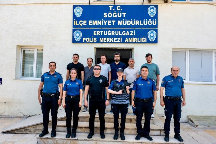 Emniyet Müdürü Çağlar, Söğüt İlçe Emniyet Müdürlüğünü Denetledi 17003