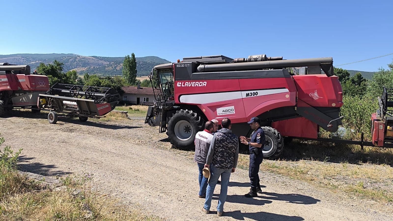 Jandarmadan Yangınlara Karşı Tarla Mesaisi 17167