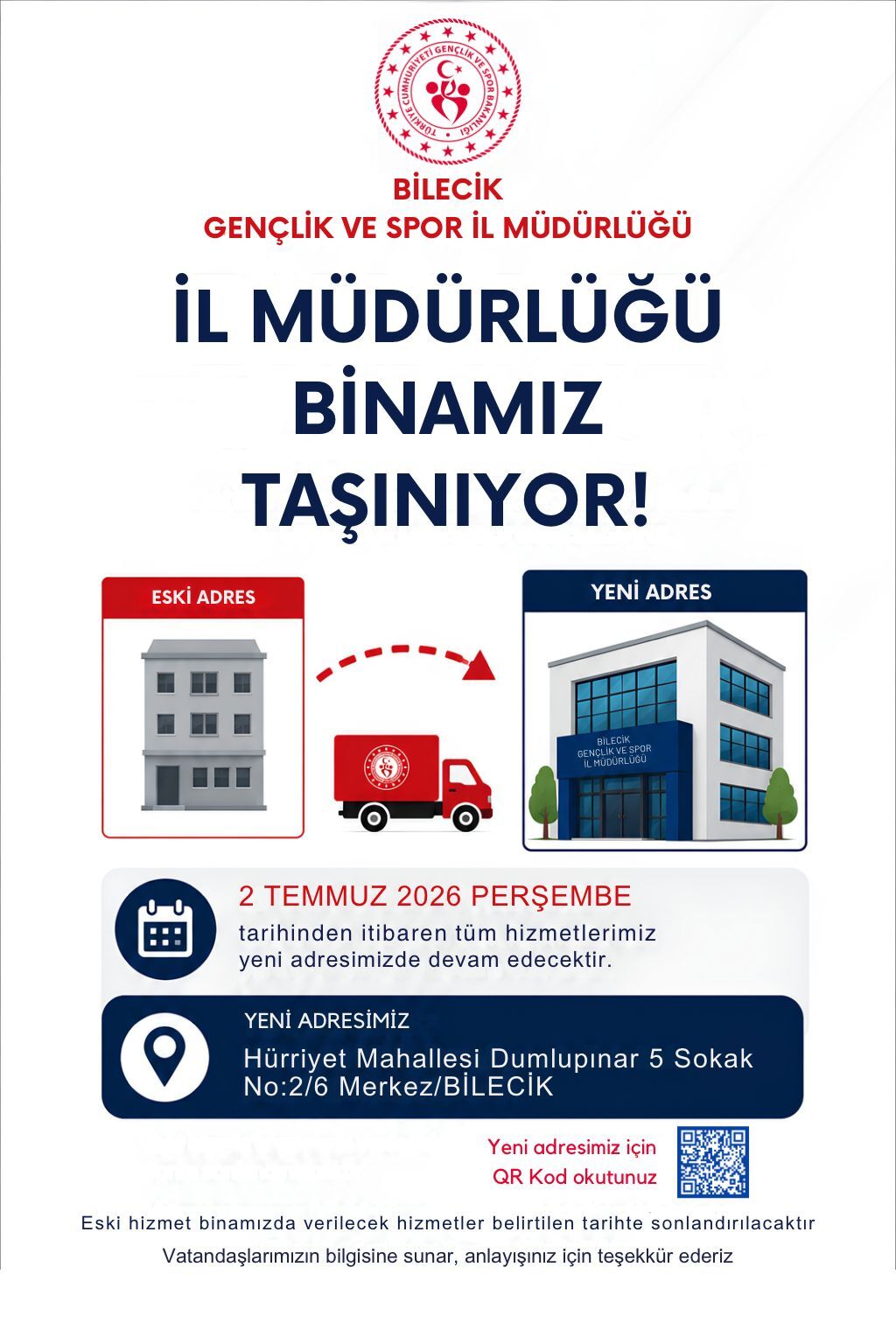 Müdürlük Yeni Binasına Taşındı 16726