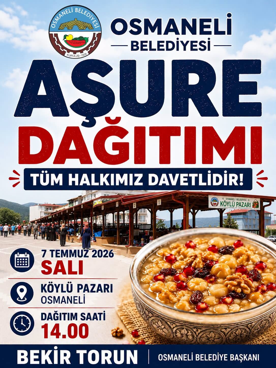 Osmaneli Belediyesi’nden Aşure Ikramı 16888