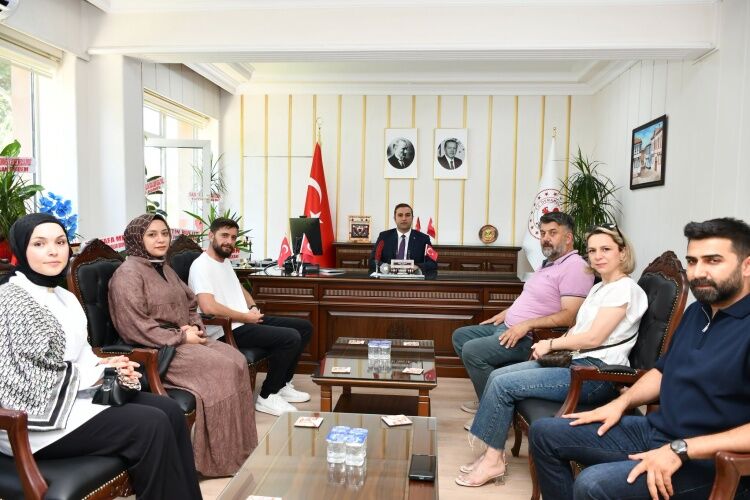 Osmaneli Lefke Akademi Spor Kulübü Yönetiminden Kaymakam Yılmaz’a Ziyaret 17385