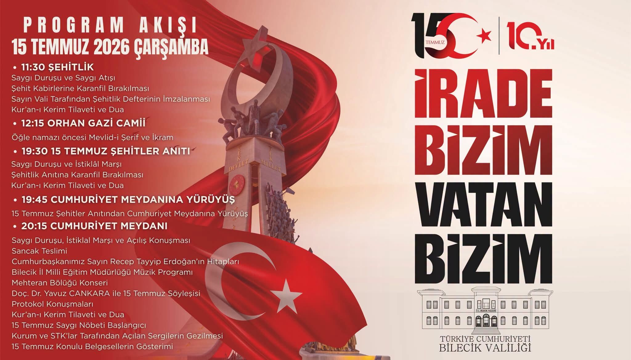 (Pazara) Bilecik’te Demokrasi Nöbeti Başlıyor 17041