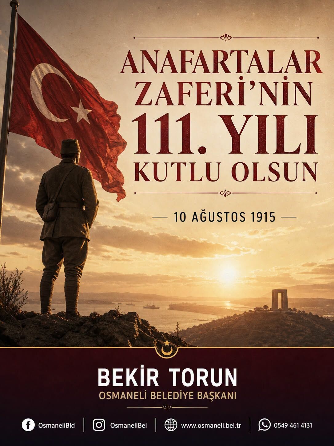 Başkan Torun’dan Anafartalar Zaferi Mesajı 17885