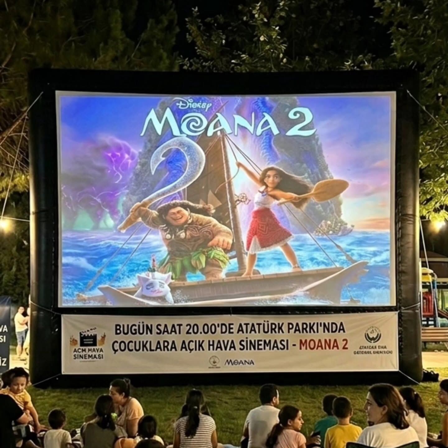 Bayırköy’de Açık Hava Sinema Keyfi Sürüyor Bu Akşam Moana 2 18128