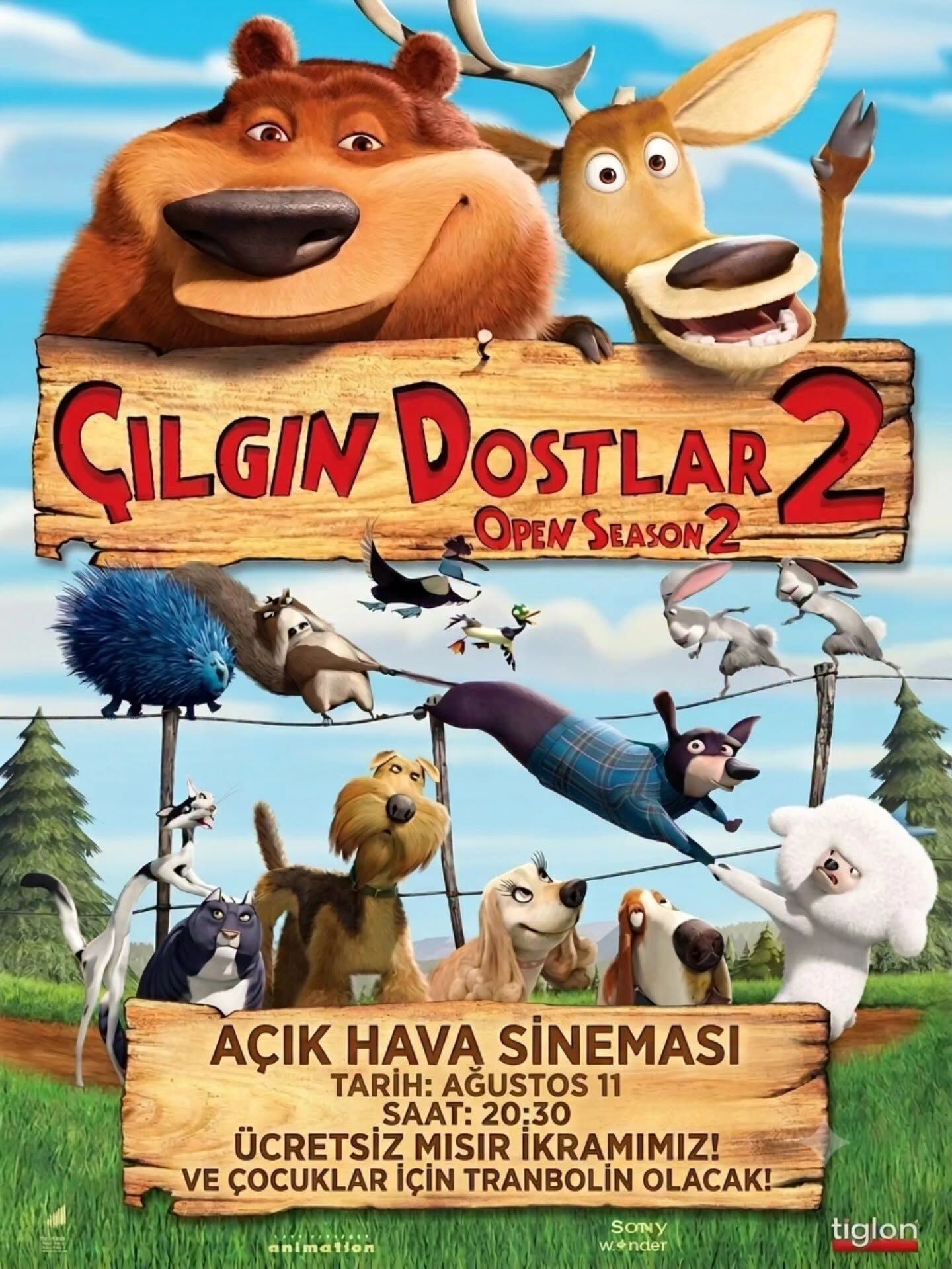 Bayırköy’de Çocuklara Açık Hava Sineması Keyfi 17886
