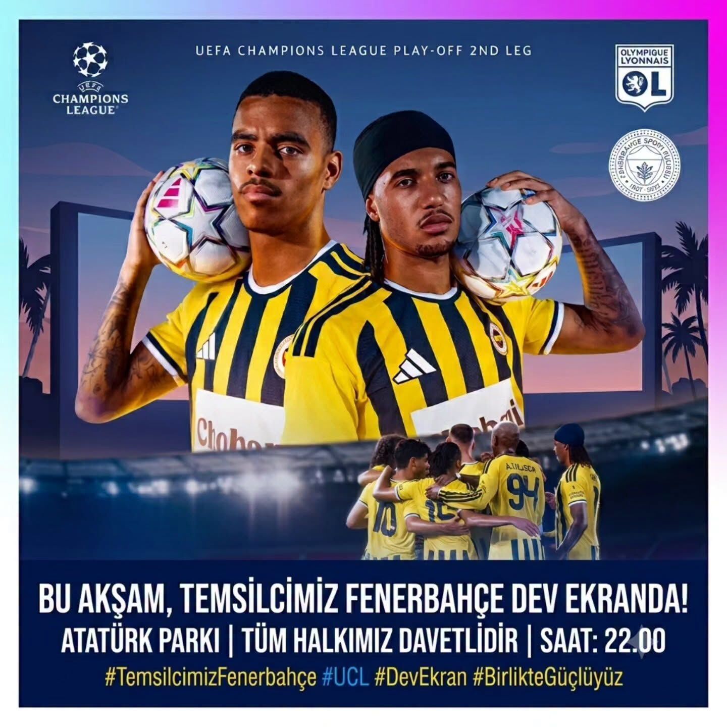 Bayırköy’de Fenerbahçe Heyecanı Dev Ekranda 18380