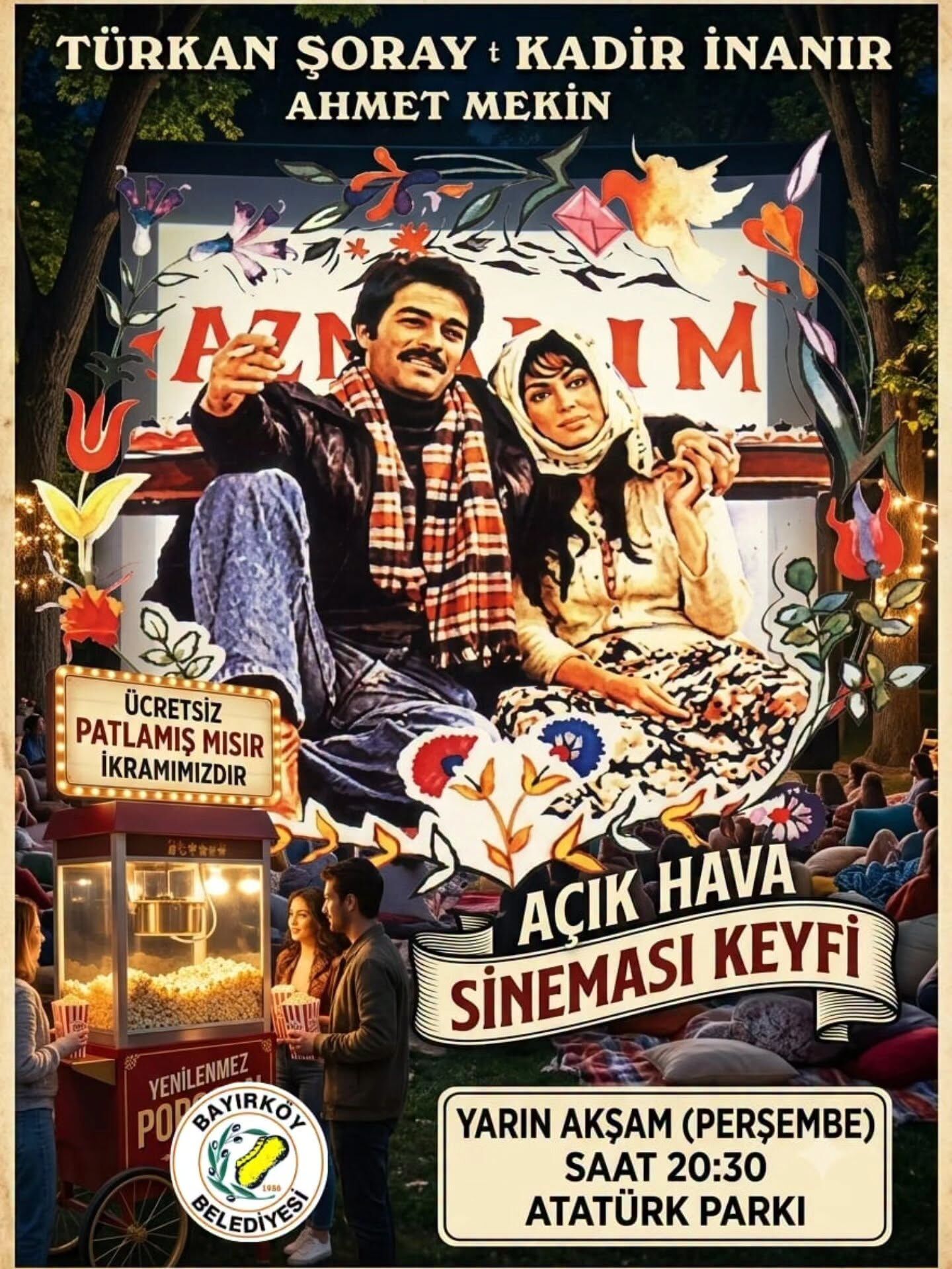 Bayırköyde Nostalji Dolu Film Gecesi Selvi Boylum Al Yazmalım İzleyiciyle Buluşacak 17712