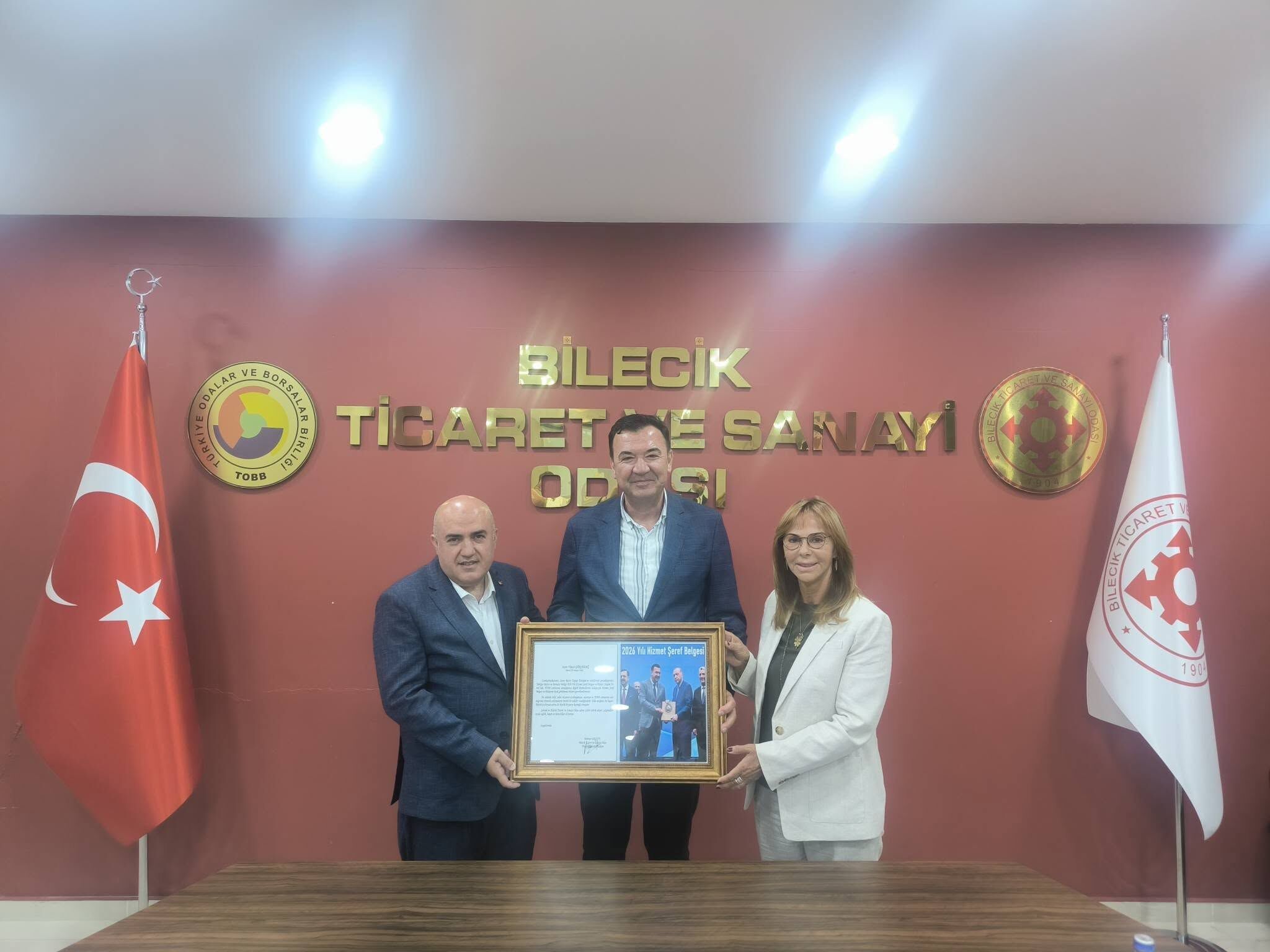 Bilecik Tso’da Meclis Üyelerine Teşekkür Sertifikası 18393