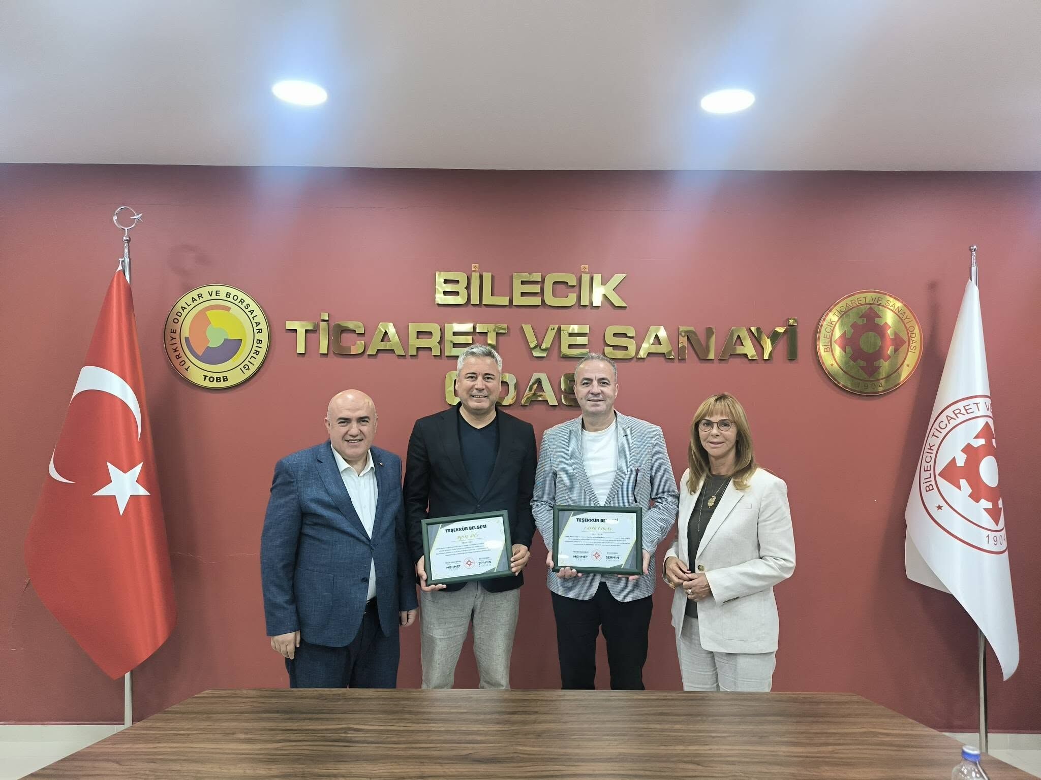 Bilecik Tso’da Meclis Üyelerine Teşekkür Sertifikası 18394