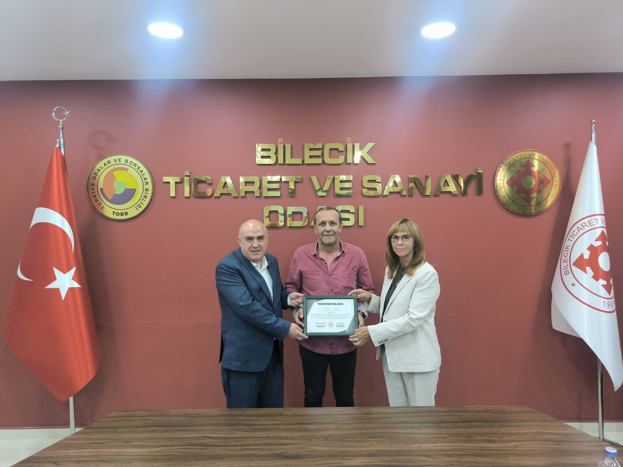 Bilecik Tso’da Meclis Üyelerine Teşekkür Sertifikası 18396
