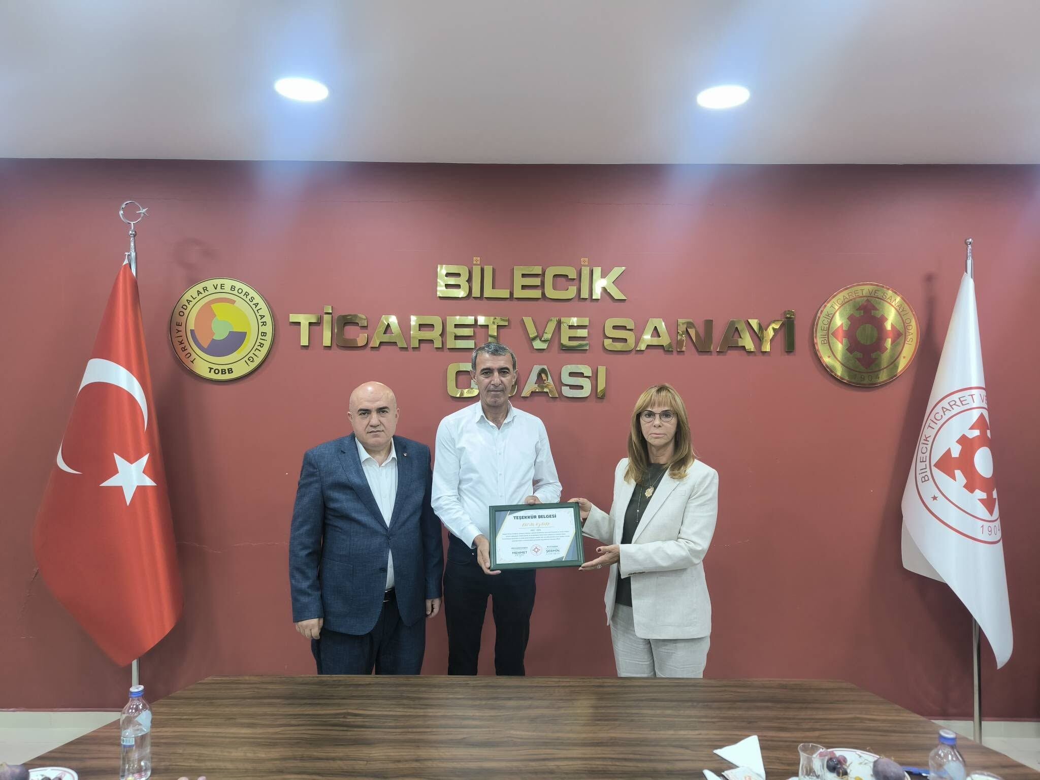 Bilecik Tso’da Meclis Üyelerine Teşekkür Sertifikası 18397