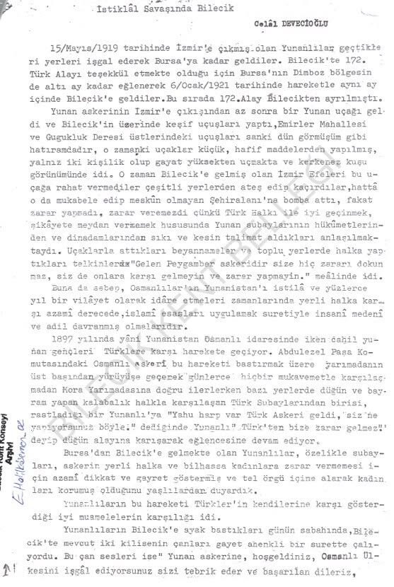 Bilecik’in Hafızasından Bir Hikâye 18598