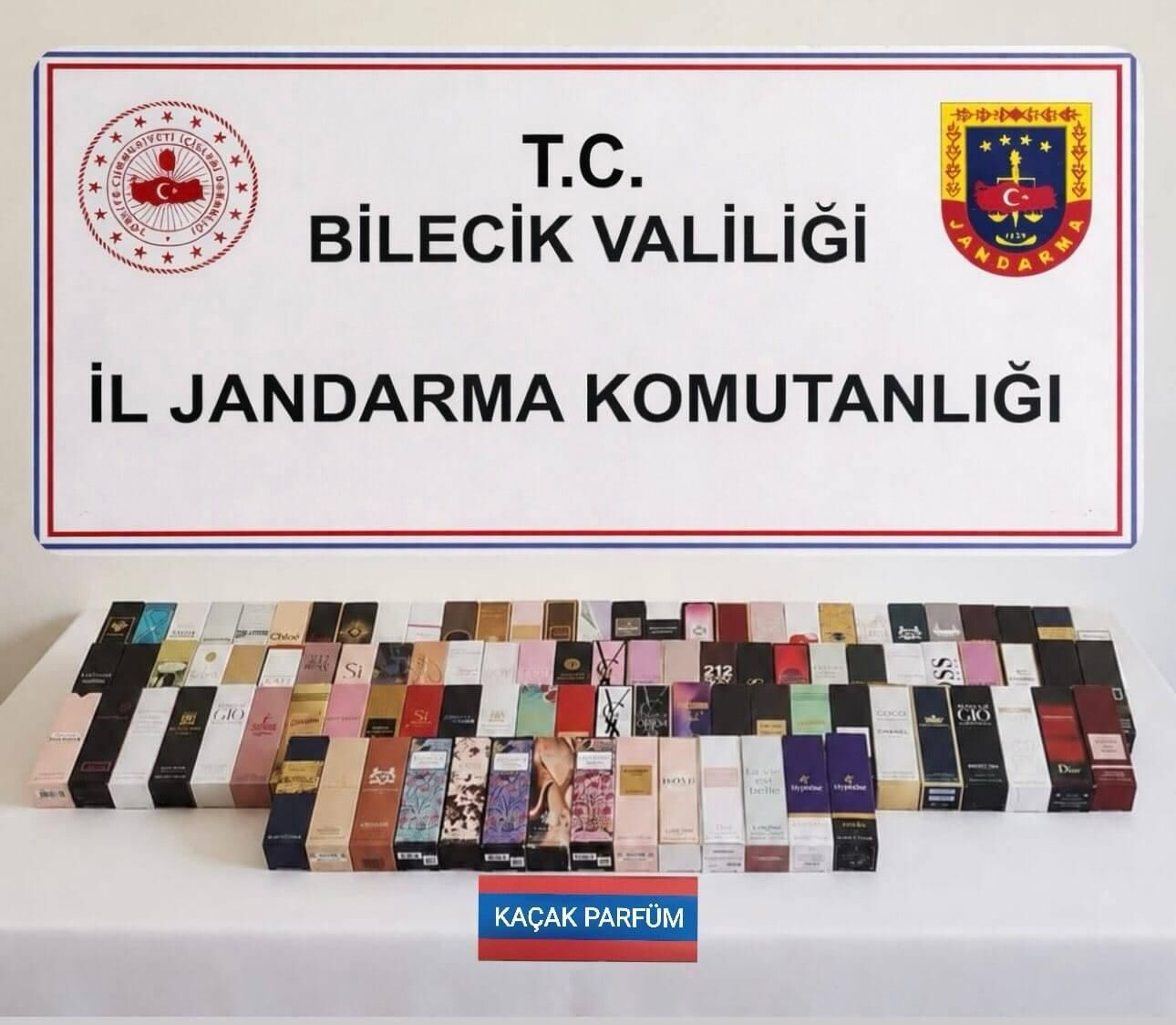 Bilecik’te 300 Bin Liralık Kaçak Parfüm Operasyonu 17864