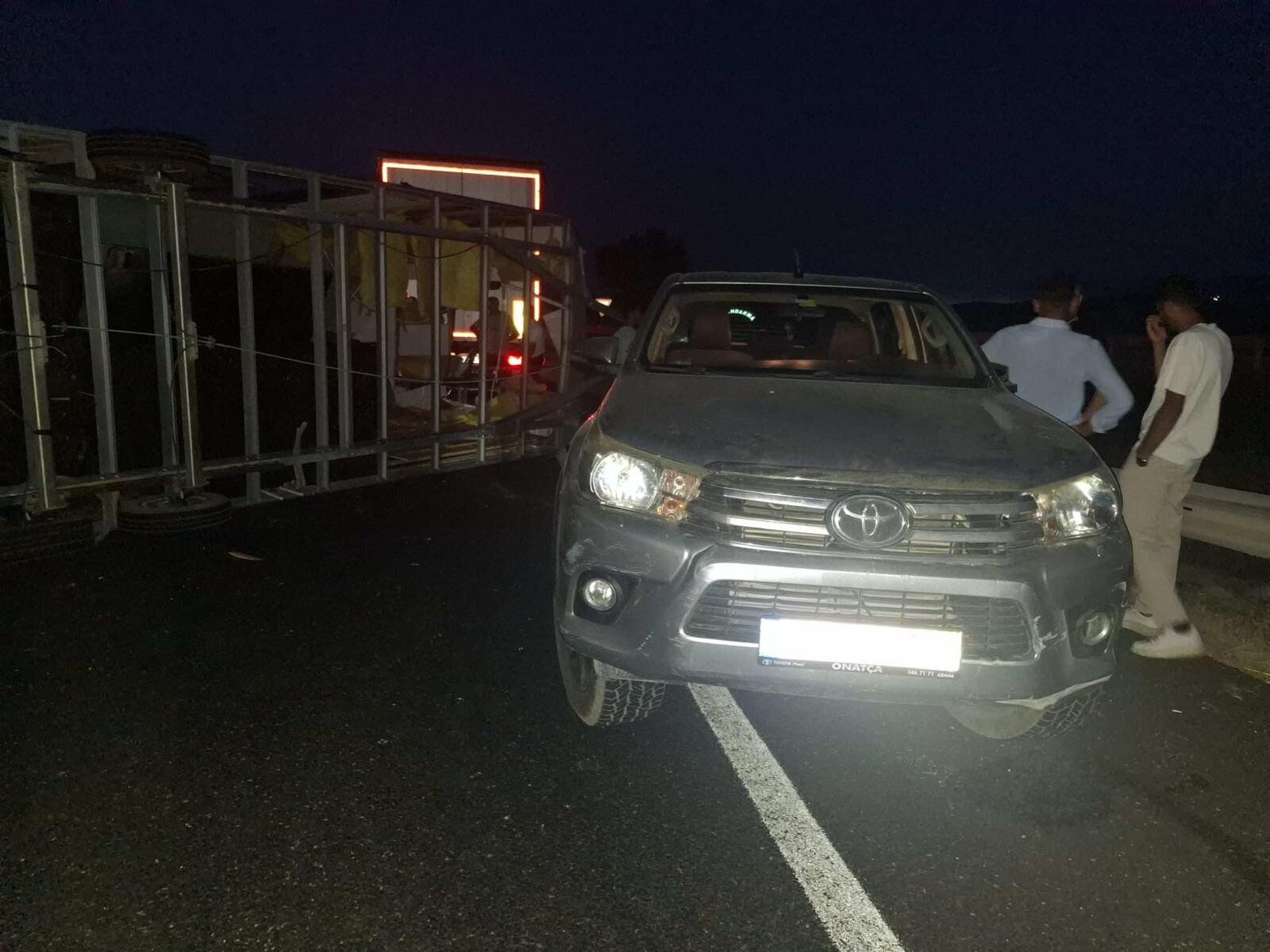 Bilecikte Karavan Devrildi 1 Kişi Yaralandı 18112