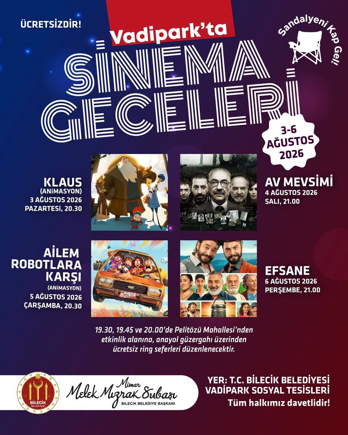 Bilecik’te Yaz Akşamları Sinema Keyfiyle Renklenecek 17583 (1)