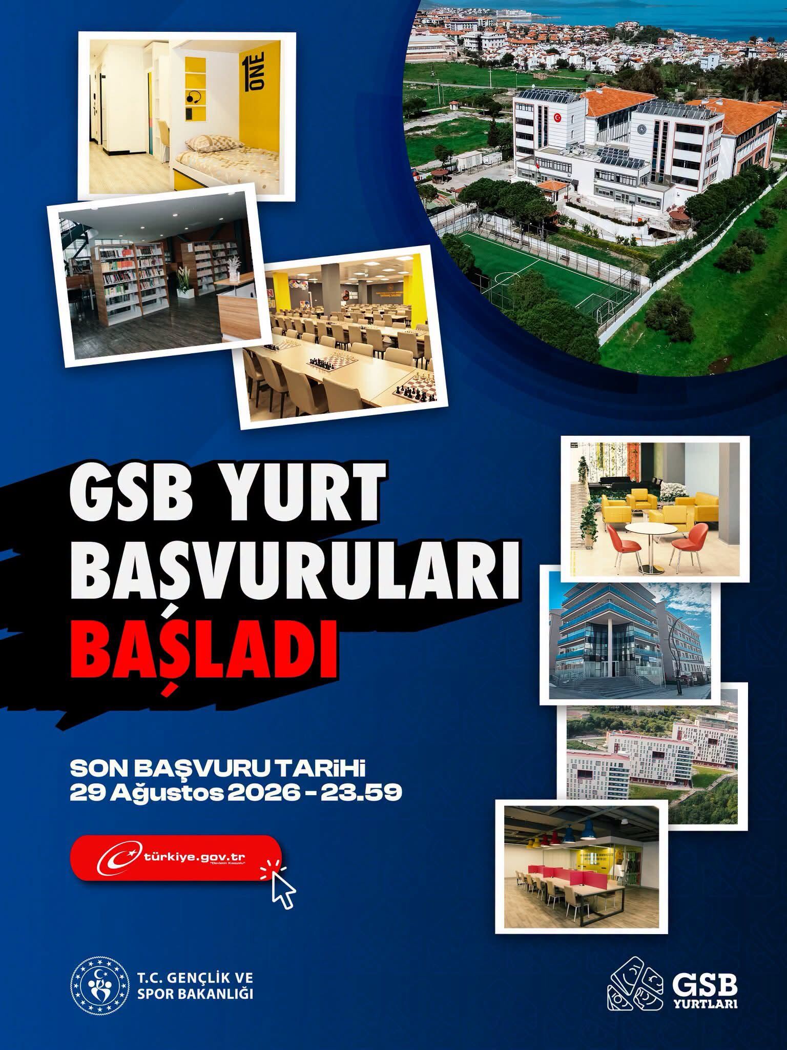 Gsb Yurt Başvuruları Başladı 18325