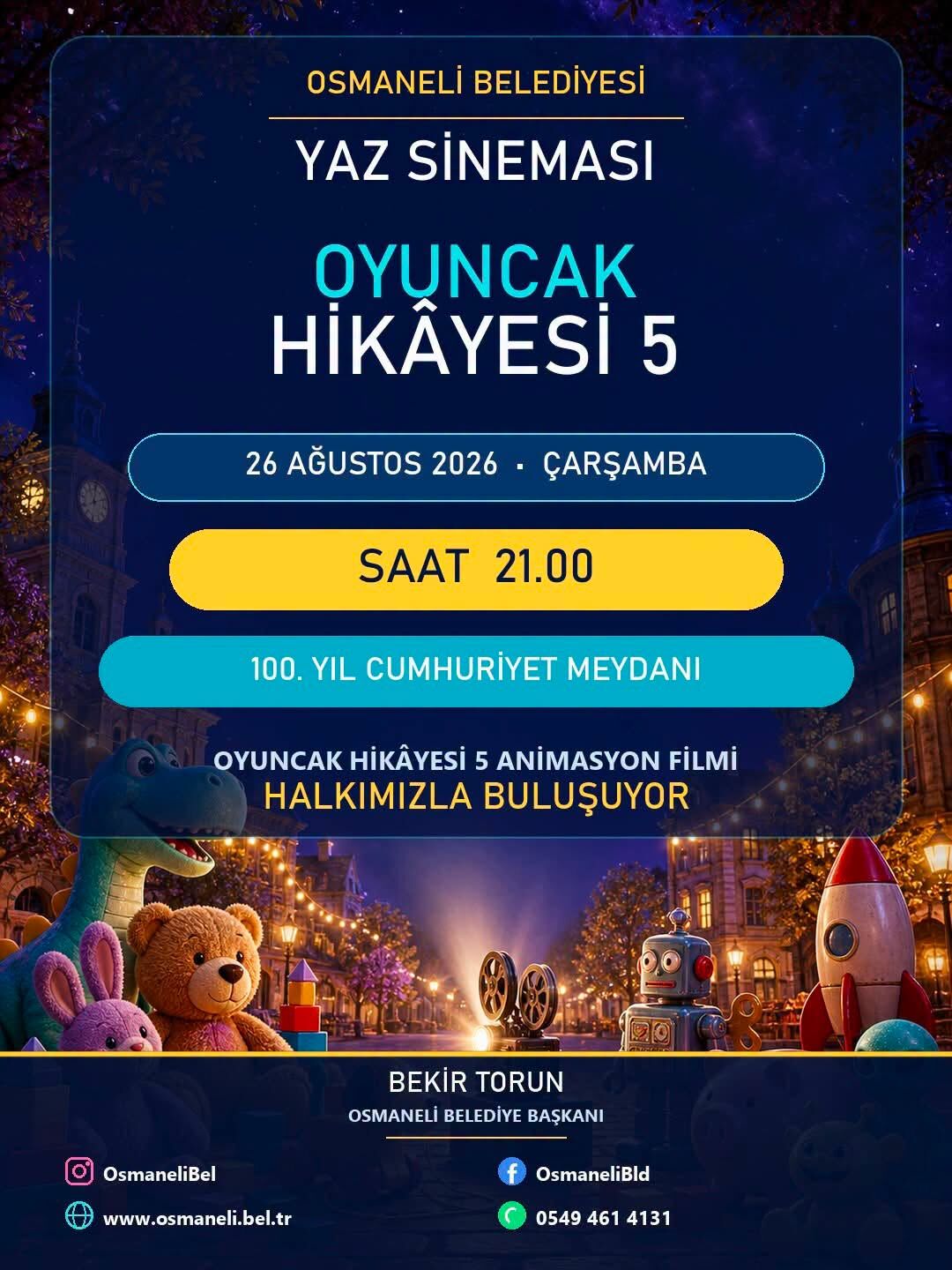 Osmaneli’nde Yaz Sineması Keyfi 18372