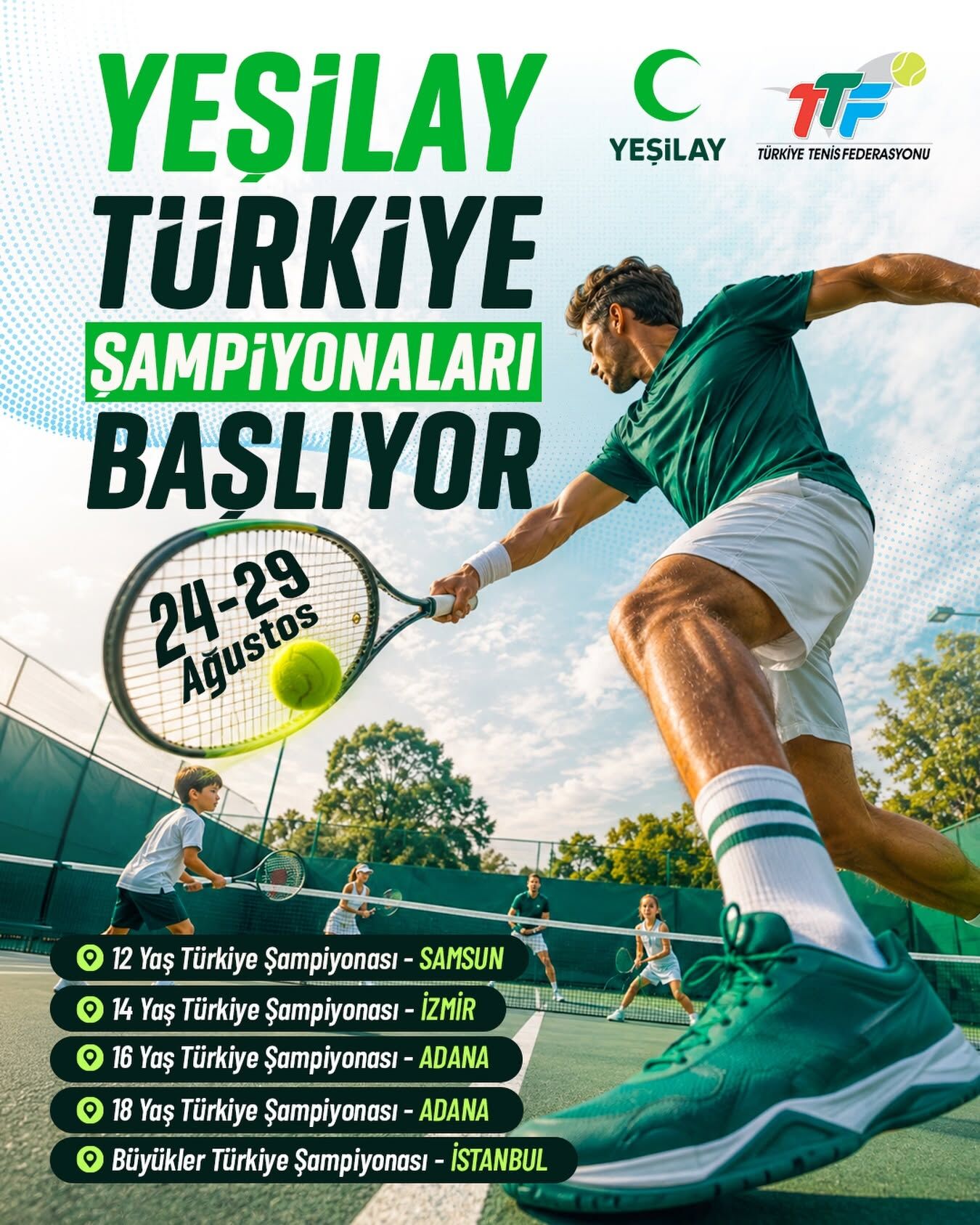 Yeşilay Türkiye Şampiyonaları Kortlara Taşınıyor 18269
