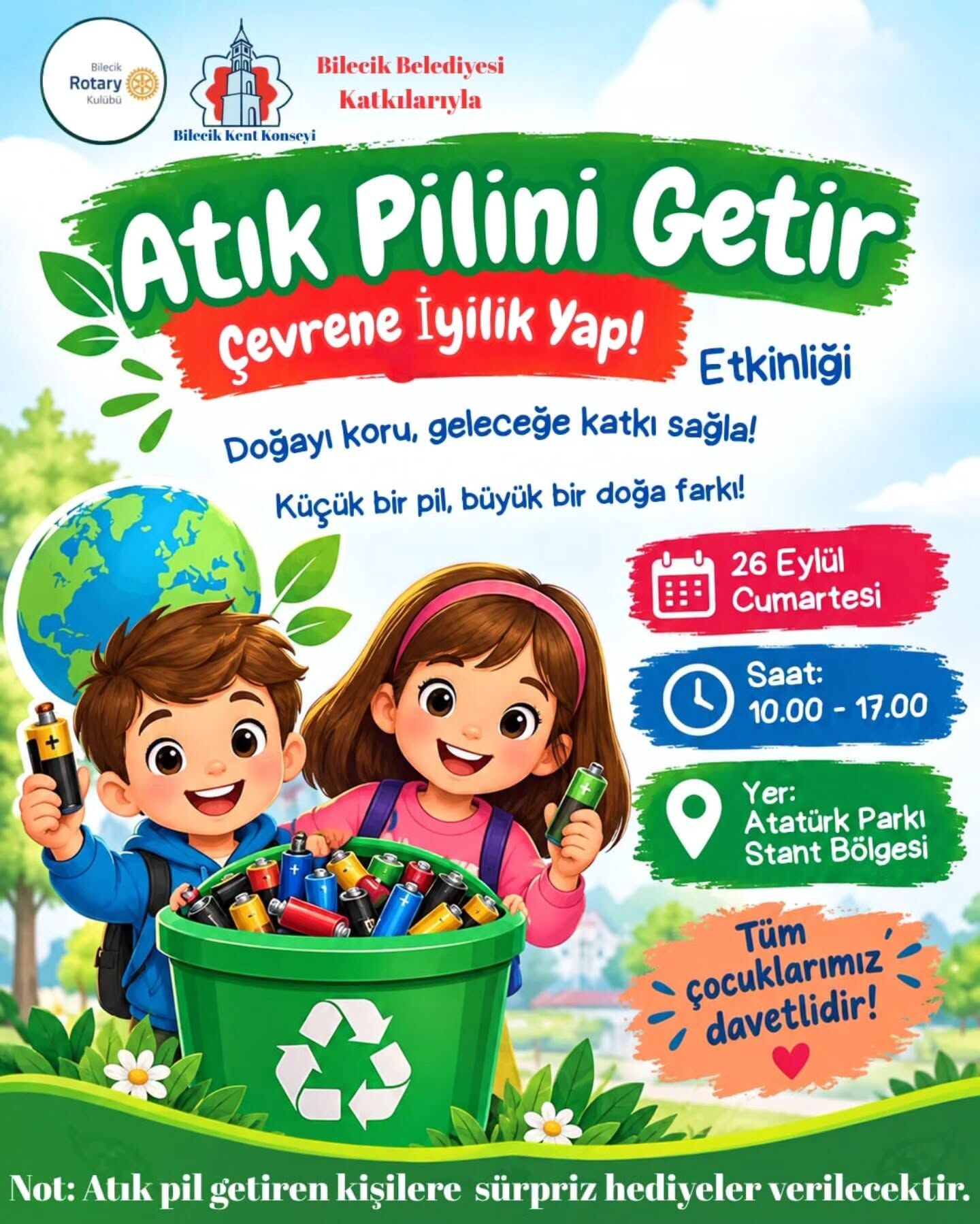 Atık Pilini Getir, Sürpriz Hediyeni Al! 19603