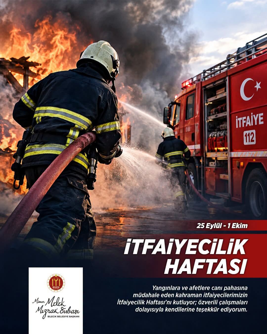 Başkan Melek Mızrak Subaşından Itfaiyecilere Teşekkür 19729