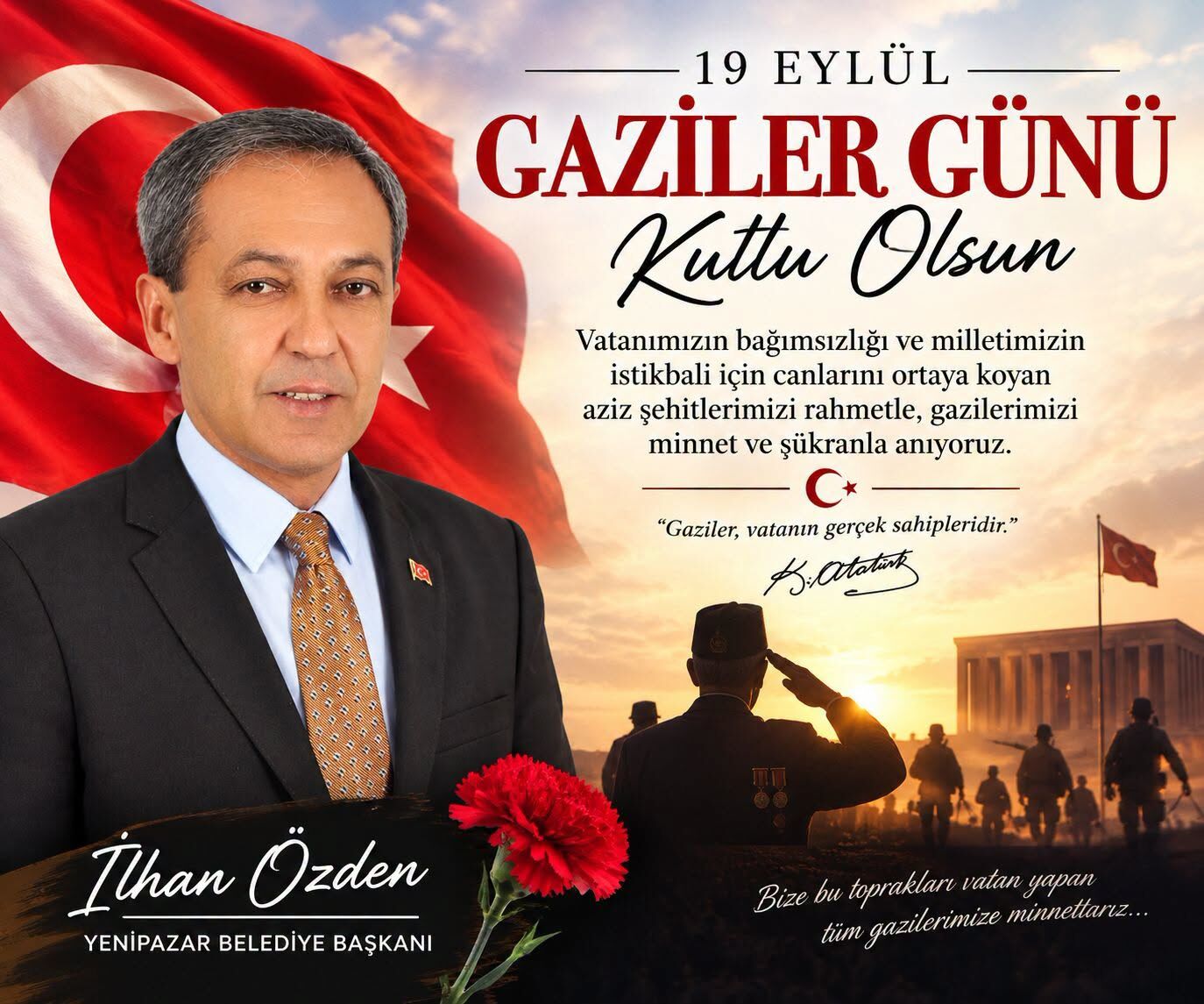 Başkan Özden’den Gaziler Günü Mesajı 19422