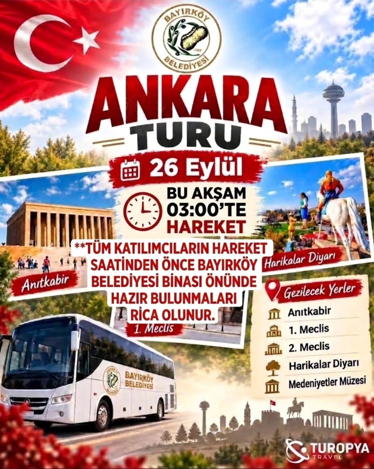 Bayırköyden Ankara Gezisi Için Hareket Saati Belli Oldu 19726