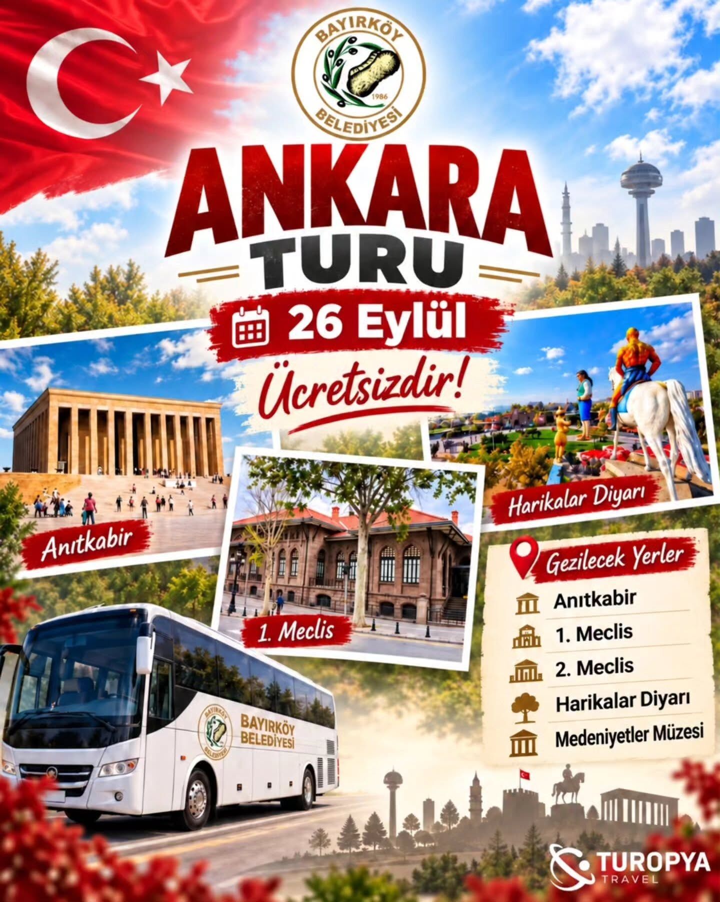Bayırköy’den Ankara’ya Gezi Turu 19537