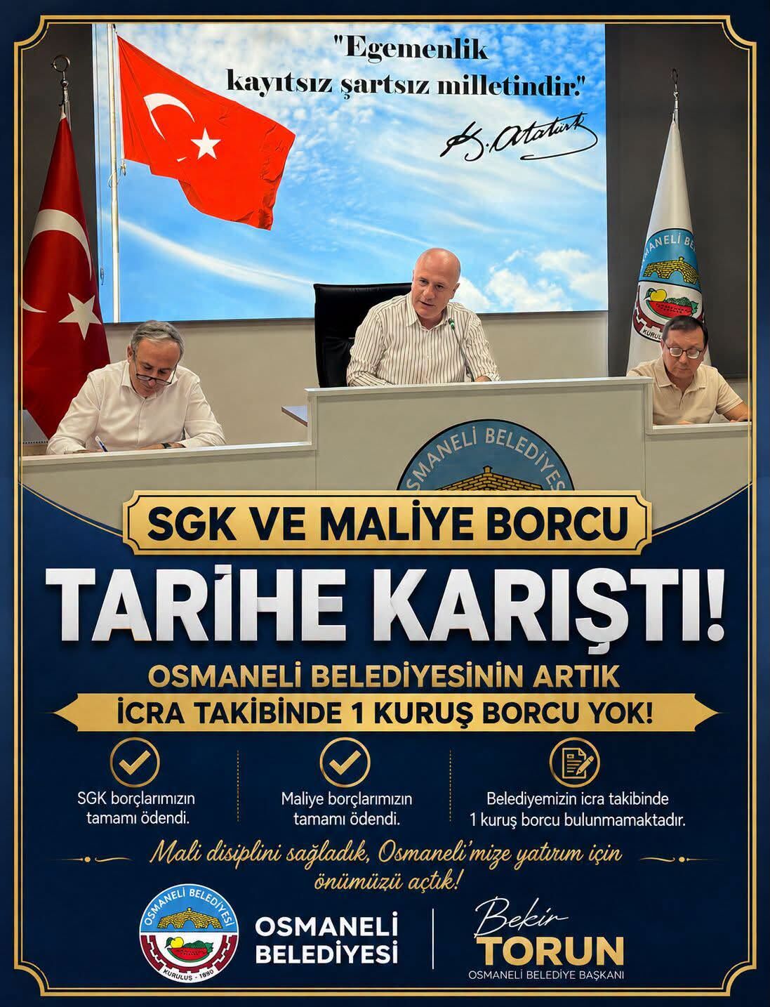 Belediyenin Sgk Ve Maliye Borcu Tarihe Karıştı 18717