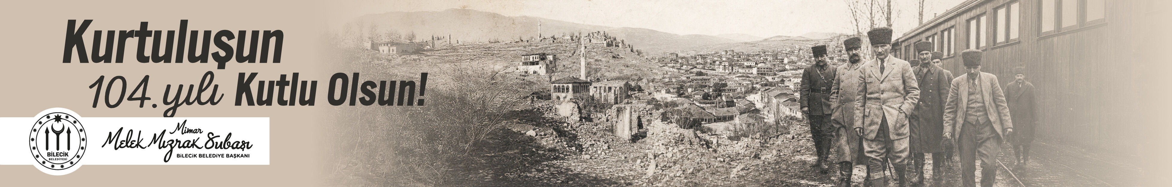 Bilecik Belediyesi 6 Eylül Düşman İşgali'nden Kurtuluşu Kutlama İlanı