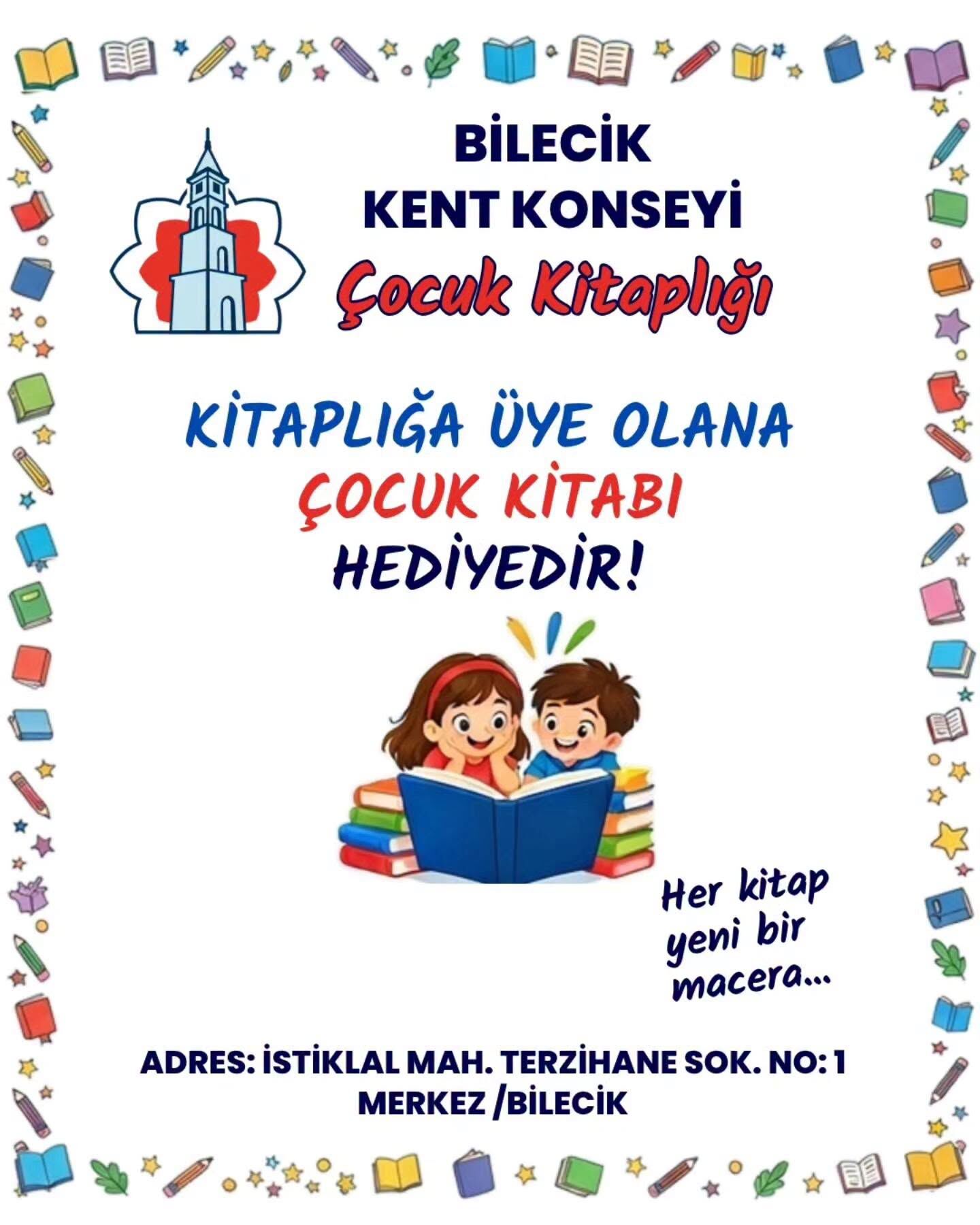 Bilecik’te Çocuklara Kitap Sürprizi Üye Olana Bir Kitap Hediye 19416