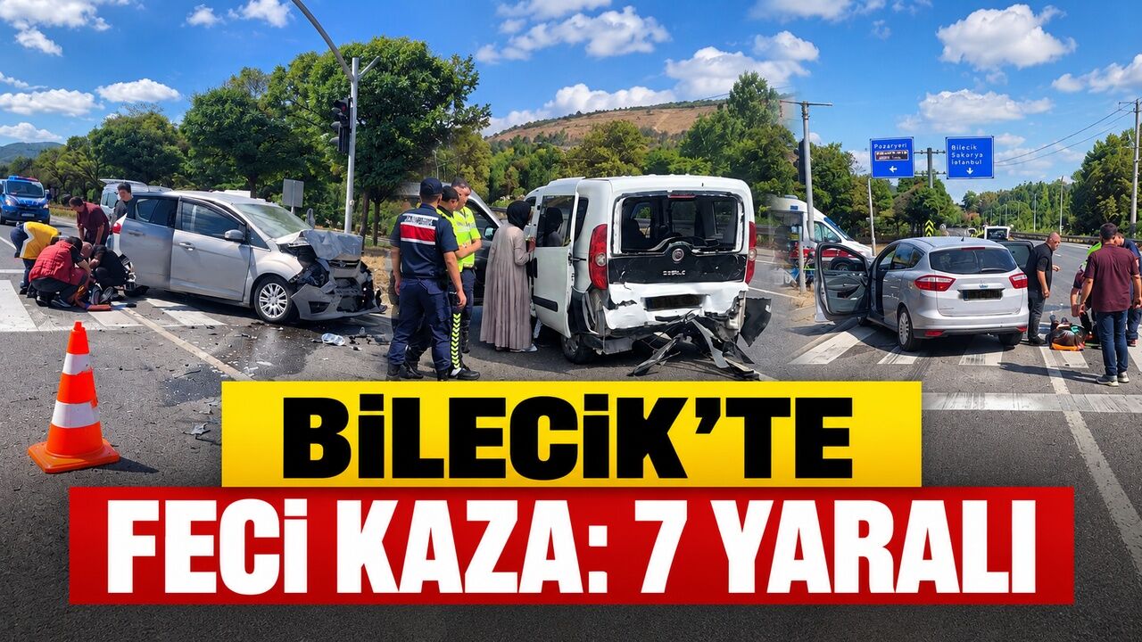 Bilecik'te Feci Kaza: 7 Yaralı