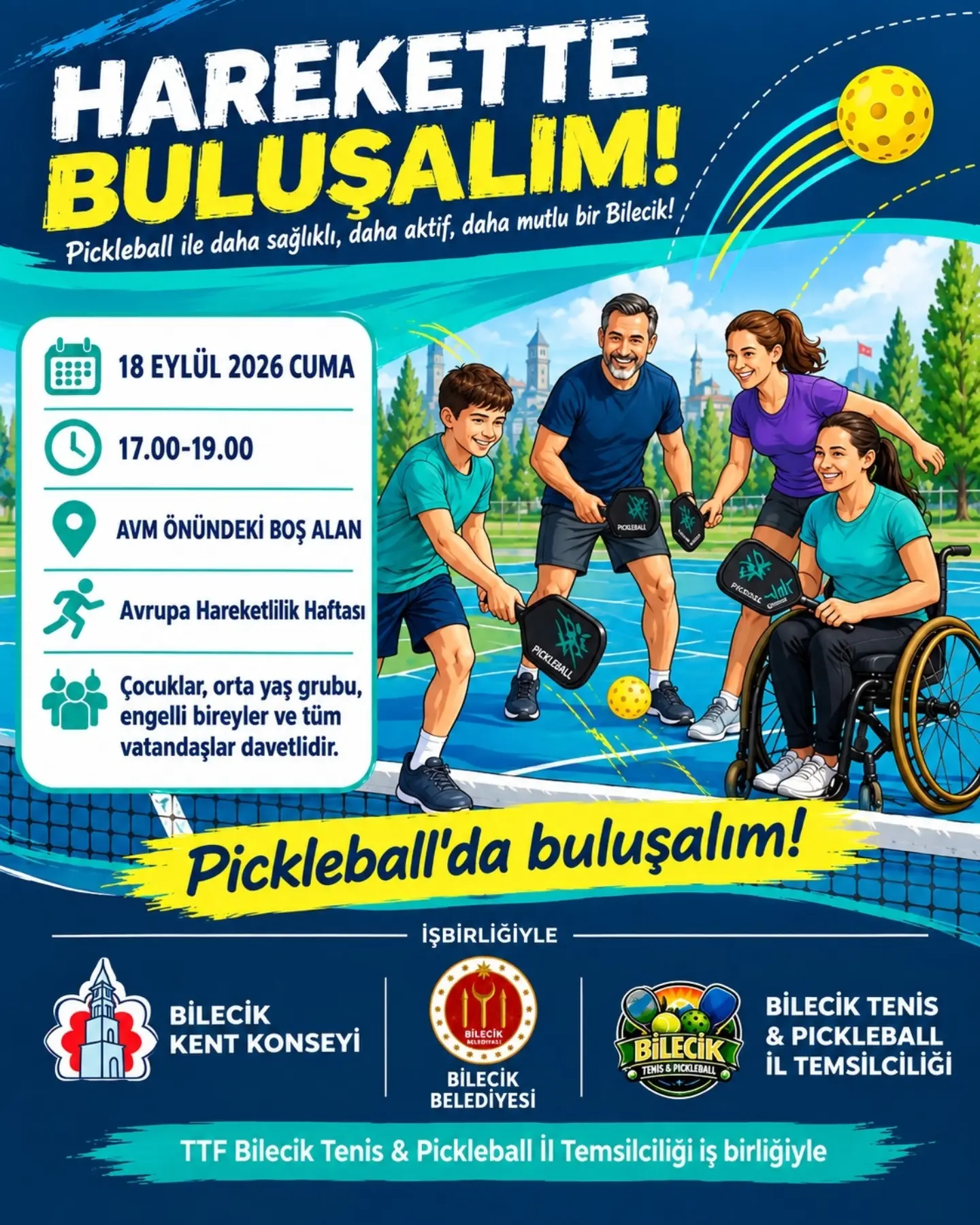 Bilecik’te Pickleball Heyecanı 19373