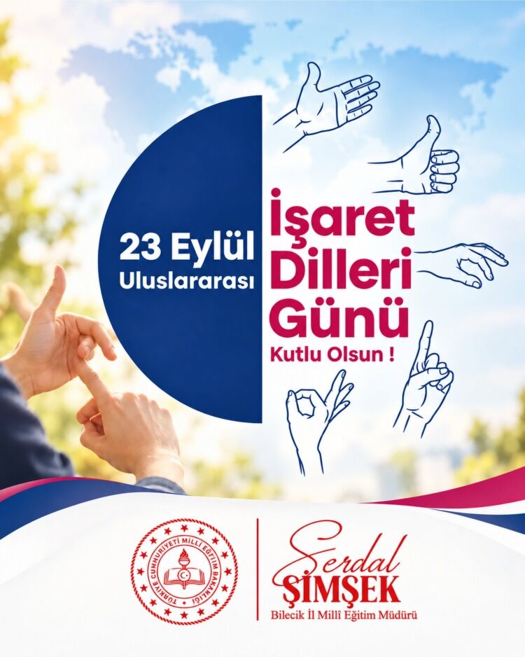 Bilecik’te Uluslararası İşaret Dilleri Günü Mesajı 19621