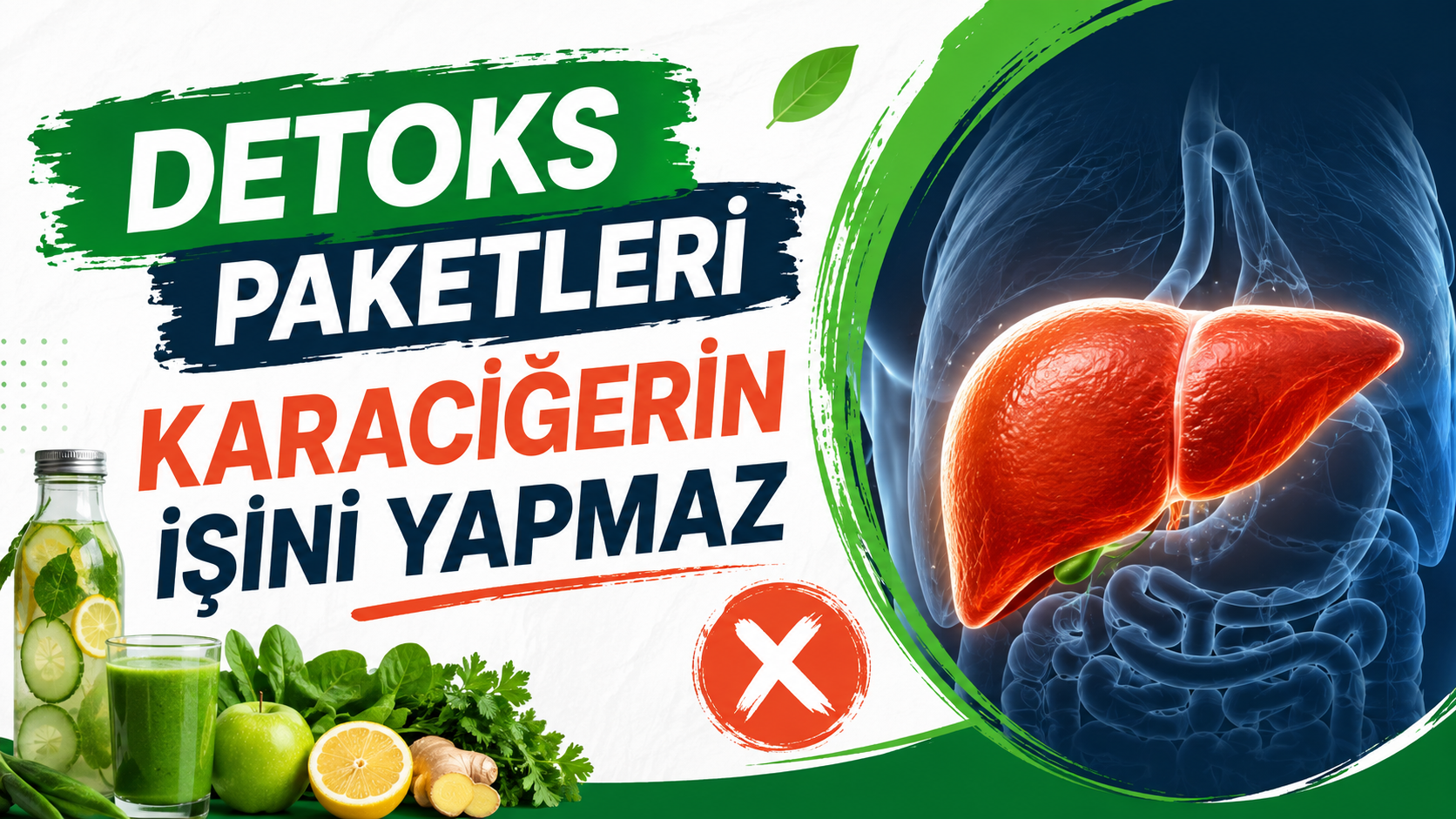 Detoks Paketleri Karaciğerin İşini Yapmaz