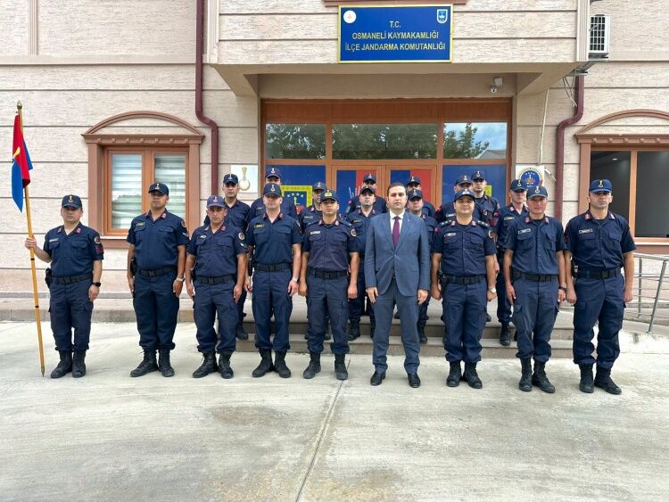 Kaymakam Yılmaz’dan Jandarma Komutanı Soy’a Tebrik Ziyareti 19315
