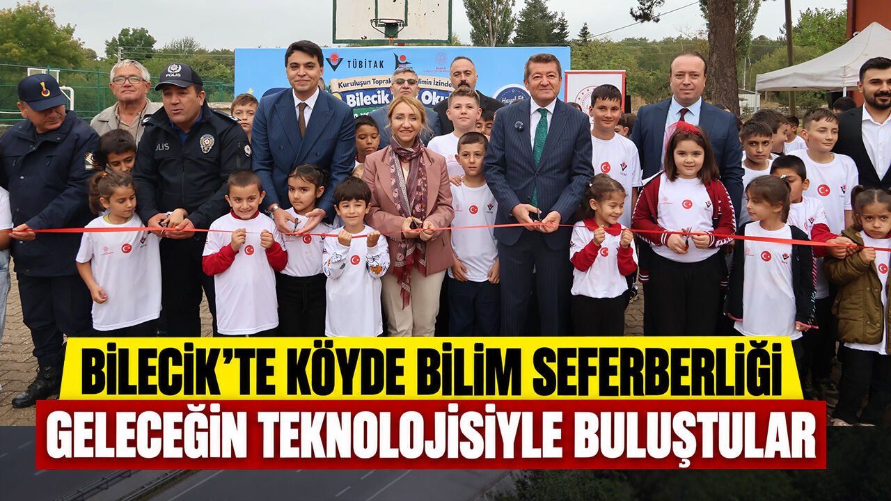 Bilecik'te köyde Bilim Seferberliği