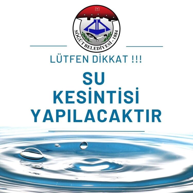 Söğüt’te Su Kesintisi Bekleniyor 18822