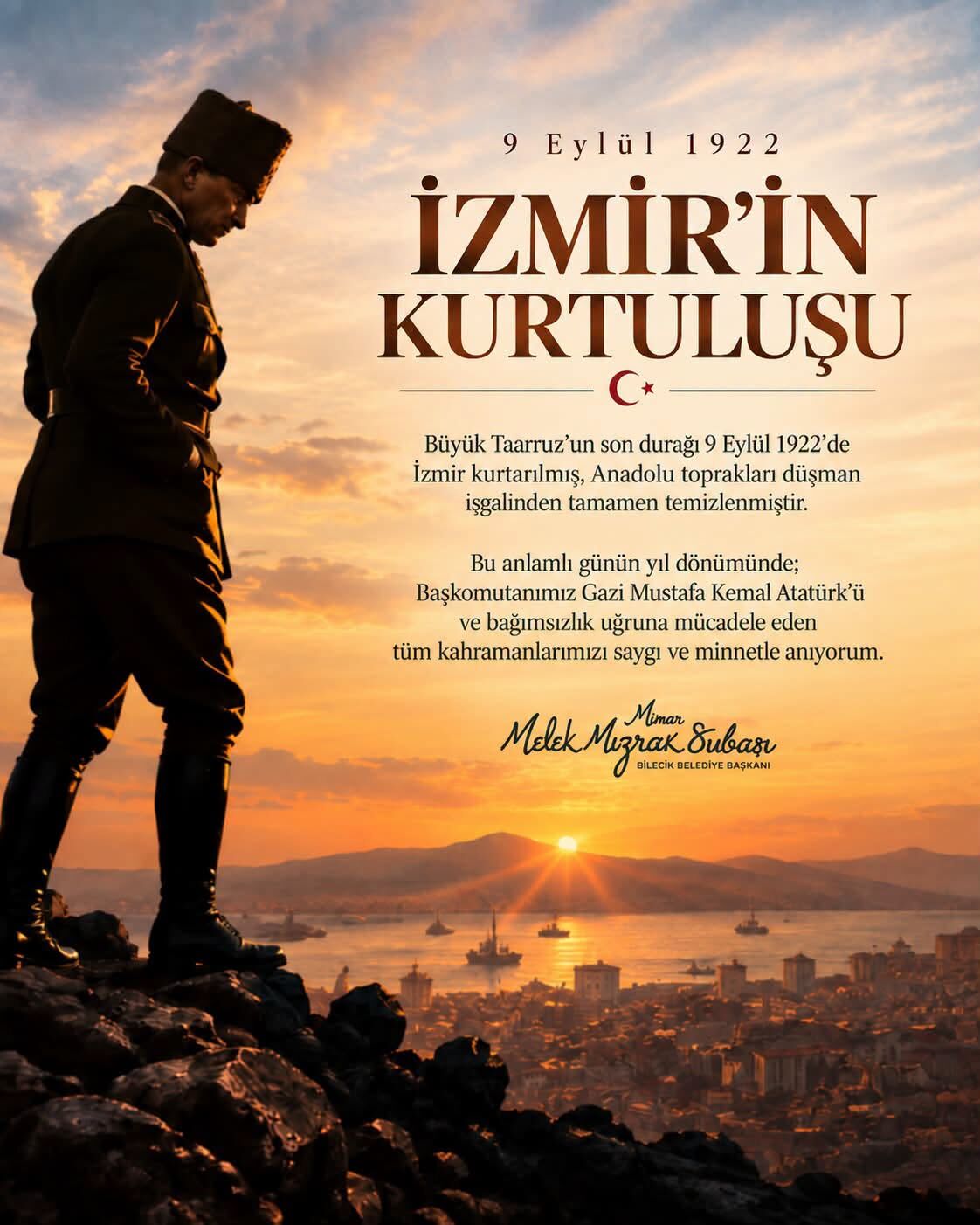Subaşı’dan 9 Eylül Mesajı 19059