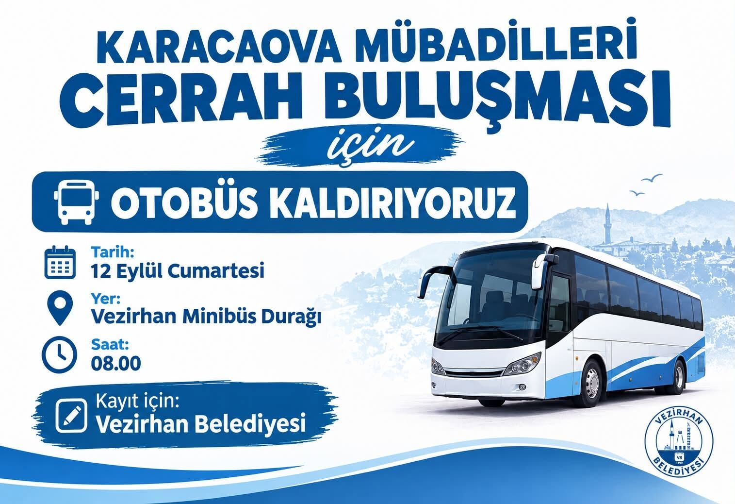 Vezirhan’dan Karacaova Mübadilleri Buluşmasına Ulaşım Desteği 19035