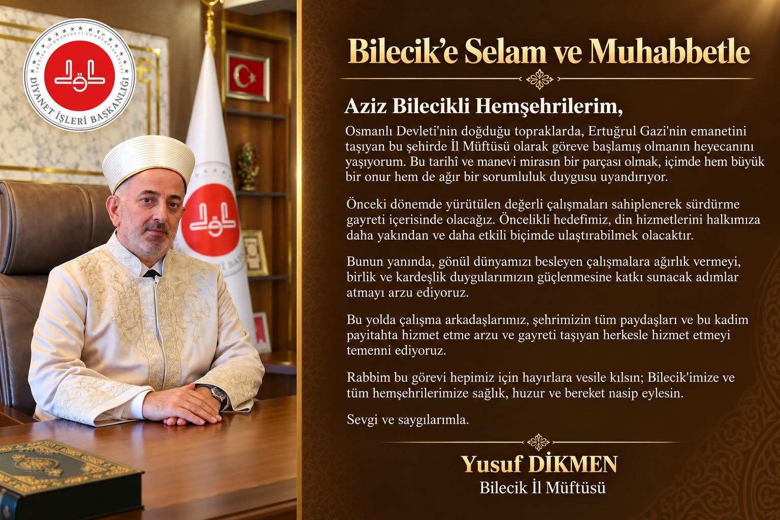 Yeni Müftü Göreve Başladı 19745