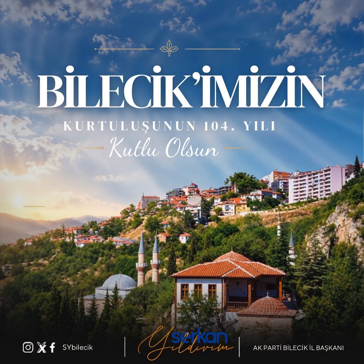 Yıldırım’dan 6 Eylül Mesajı “Kurtuluşumuzun 104. Yılı Kutlu Olsun” 18914