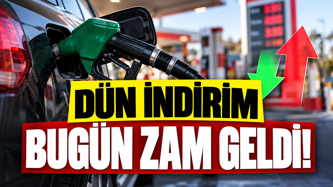 Dün indirim bugün zam geldi!