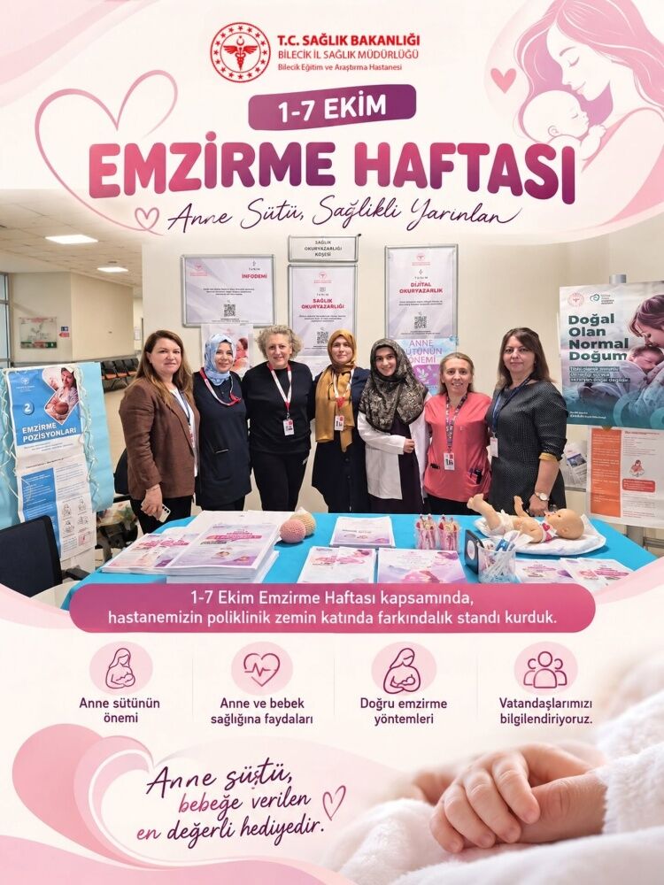 Bilecik Eğitim Ve Araştırma Hastanesinde Emzirme Haftası Farkındalığı 20158