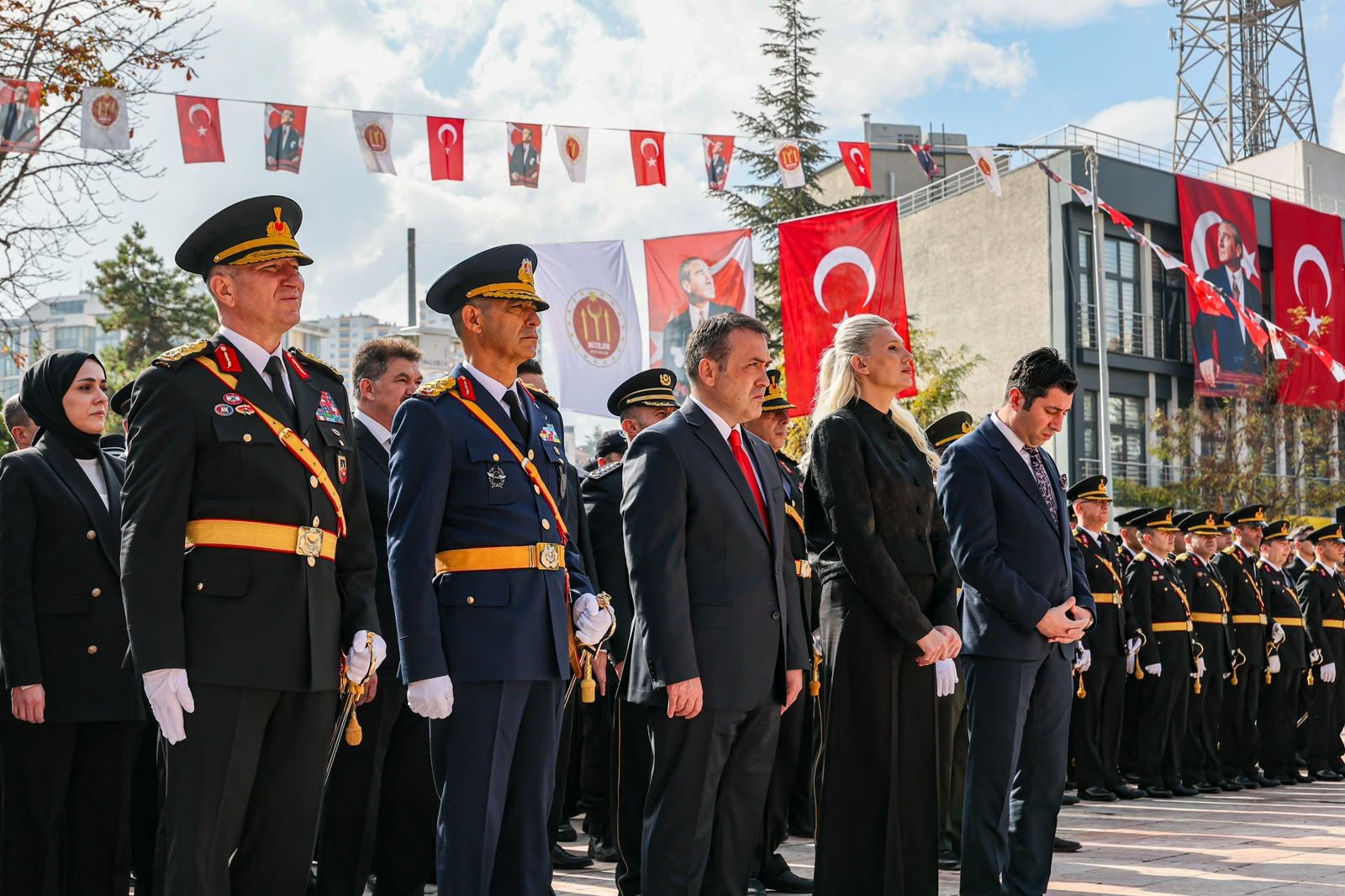 Bilecik’te Cumhuriyet’in 103. Yılı Için Ilk Tören Düzenlendi 20897